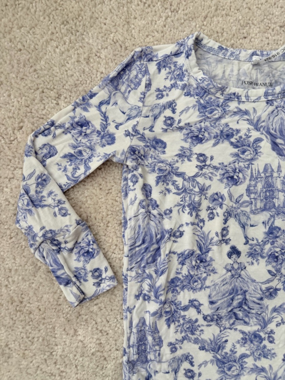 Posh Peanut Briar Print Kids Long Sleeve  Pajama Set - Picture 3 of 10